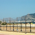 234 De kust lijn van Palermo met zich op de jacht haven